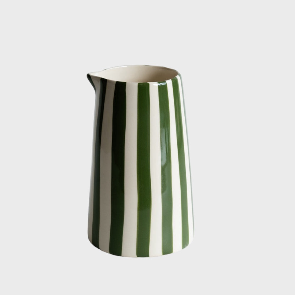 Large Candy Striped Jug