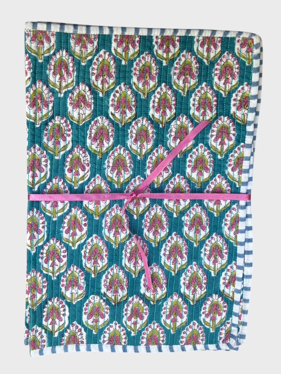 Azalea Block Printed Placemats - Set of 4