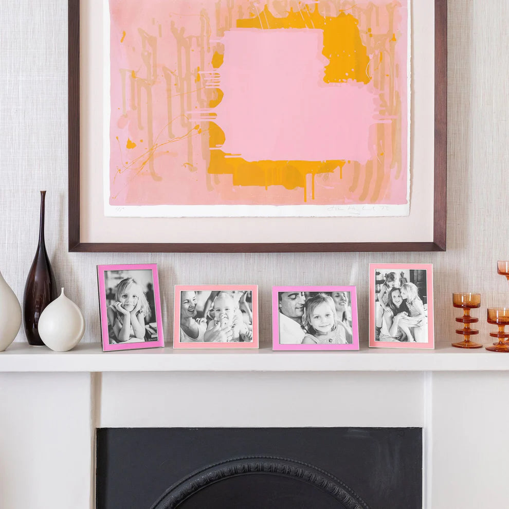 Enamel Photo Frame - Coral