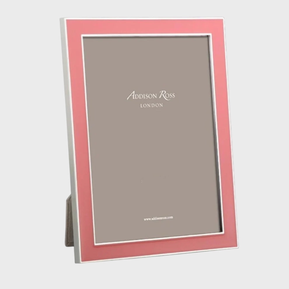 Enamel Photo Frame - Coral