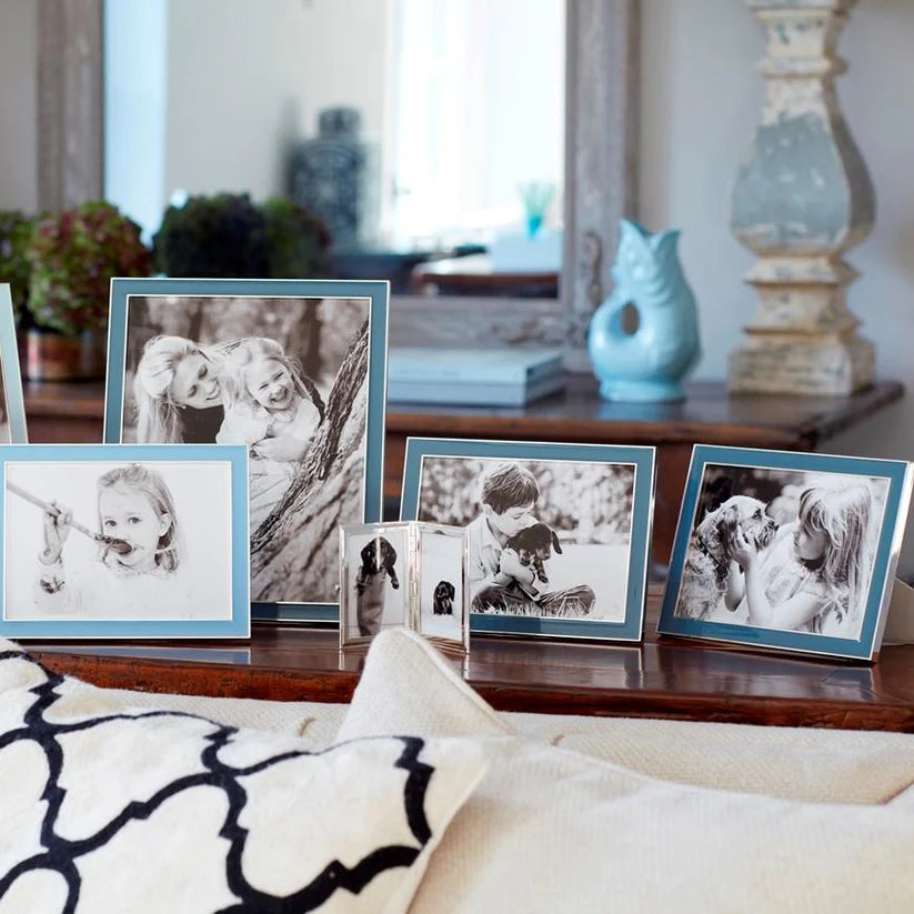 Enamel Photo Frame - Denim