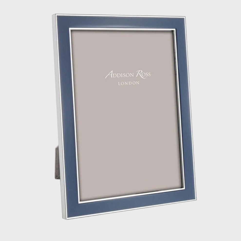 Enamel Photo Frame - Denim