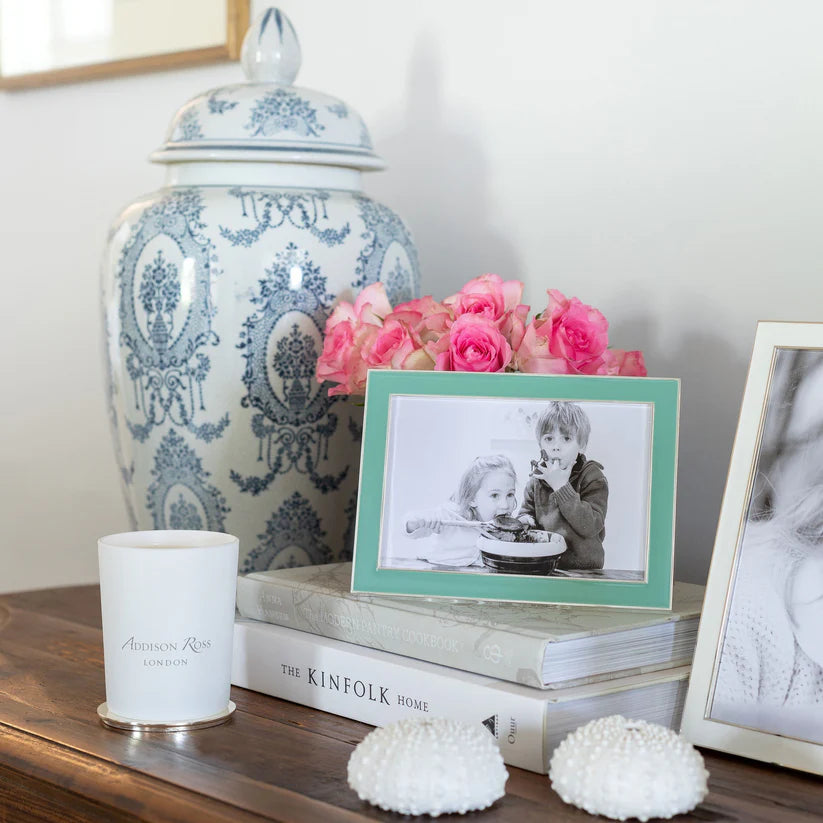 Enamel Photo Frame - Duck Egg