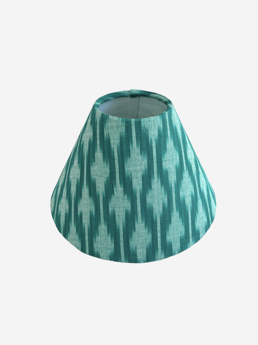 Handmade Green Ikat Lampshade