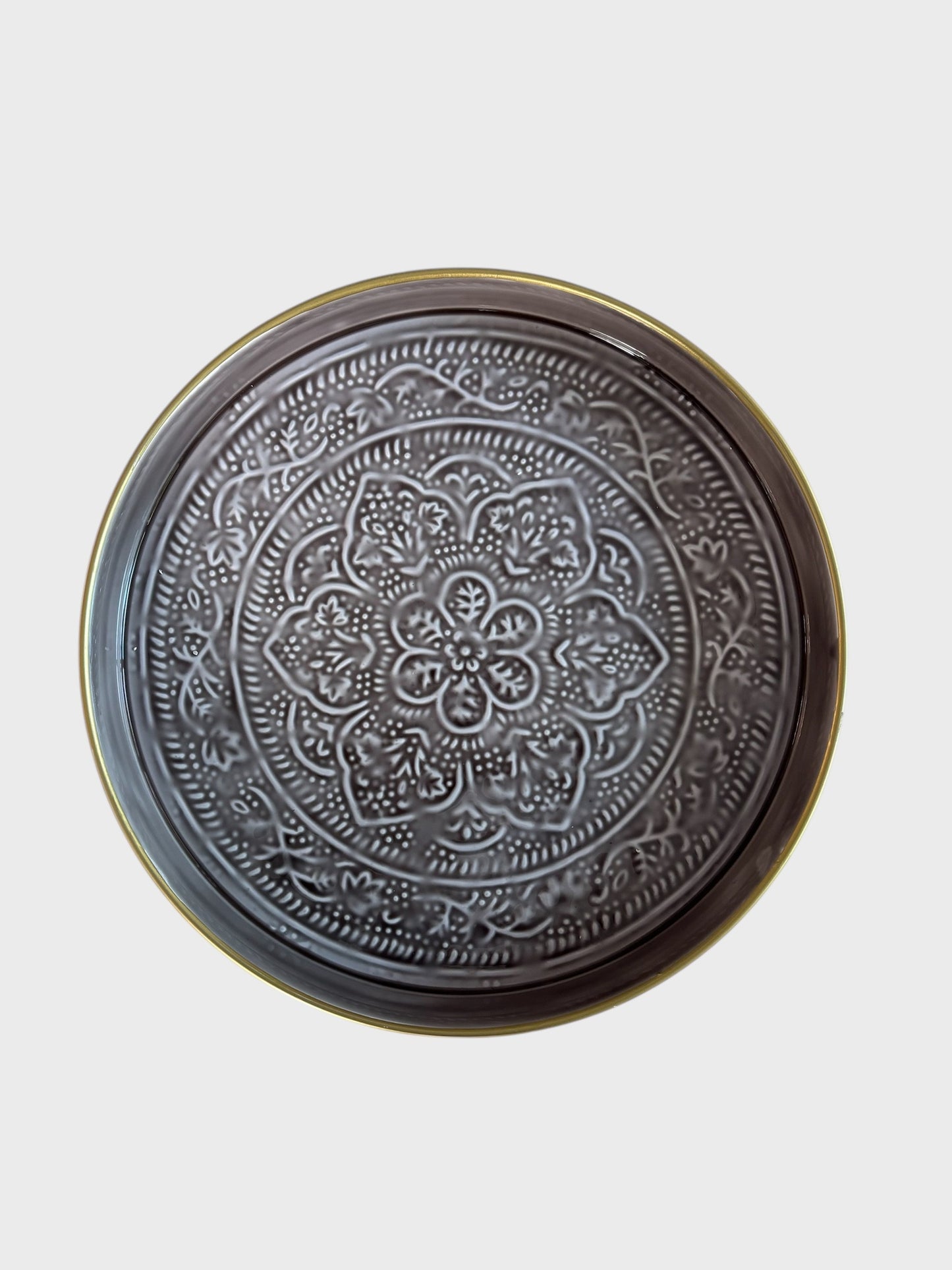 Medium Enamel Tray - Grey