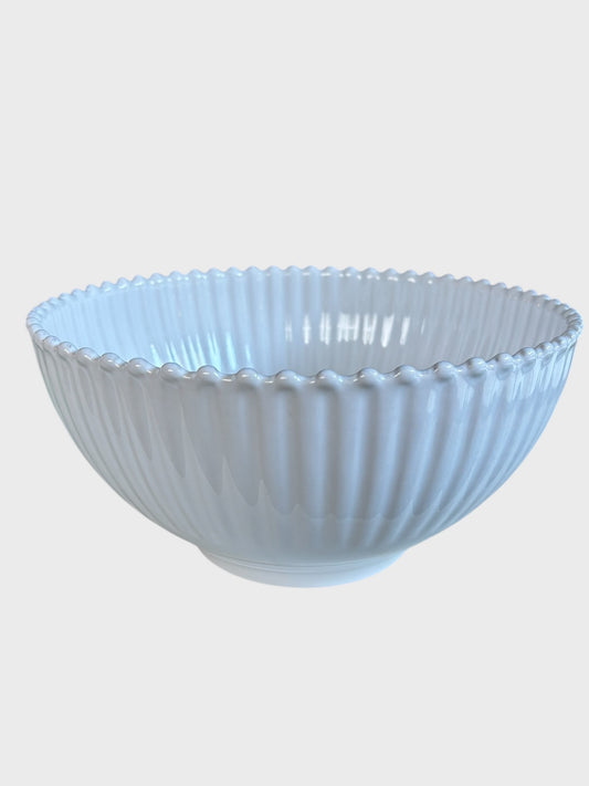 Pearl White Centrepiece Serving Bowl