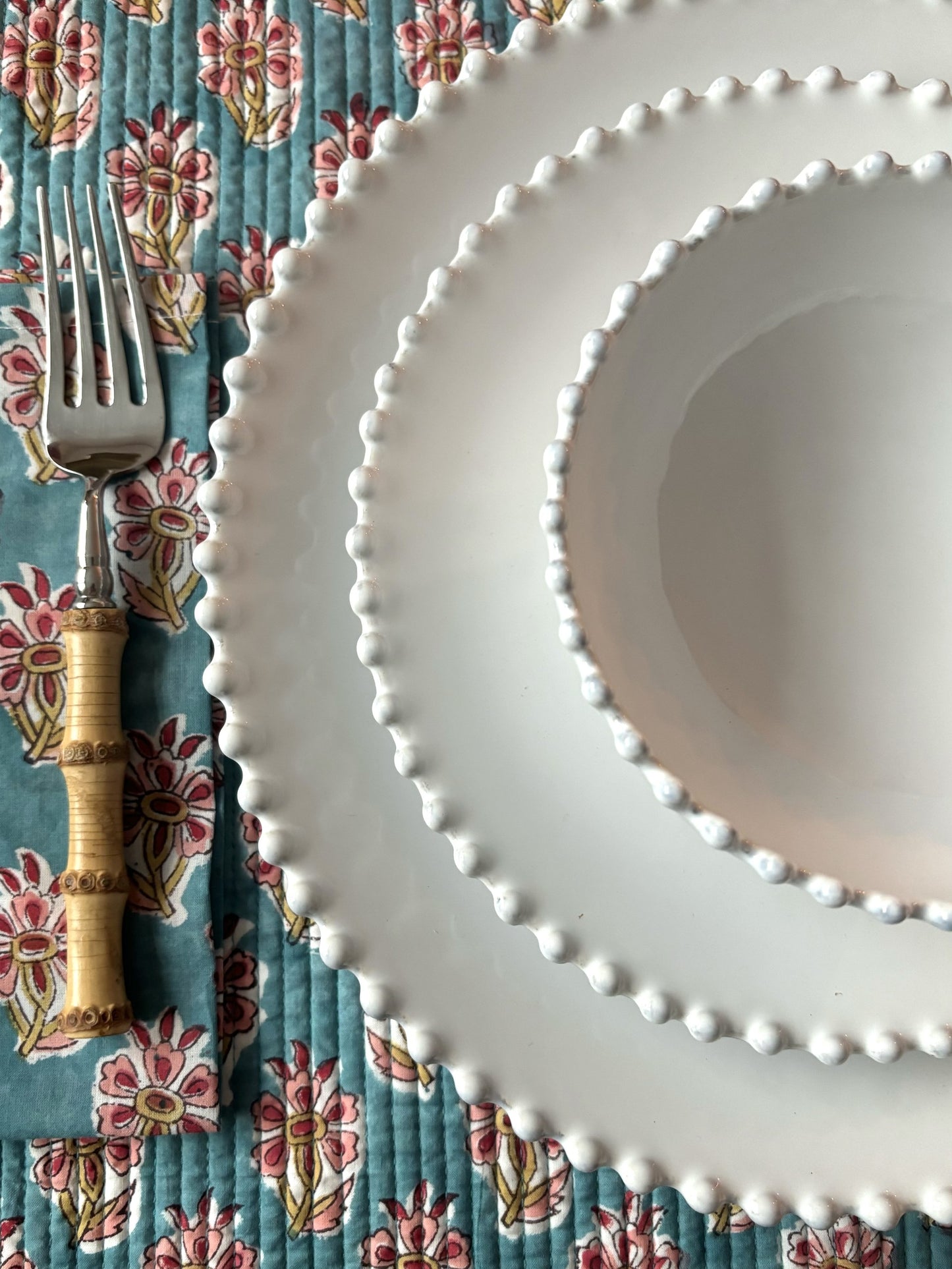 Pearl White Dinner Plate