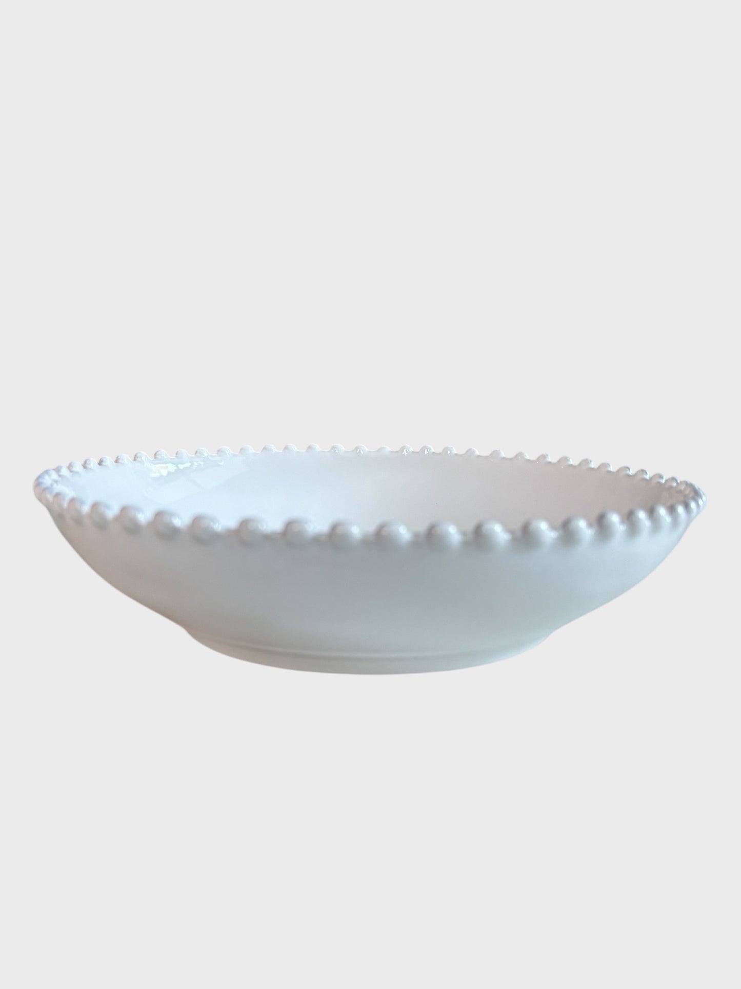 Pearl White Pasta Bowl