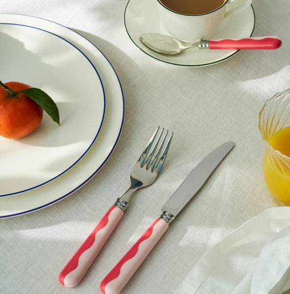 Wave Cutlery - Watermelon & Pink (16-Piece Set)