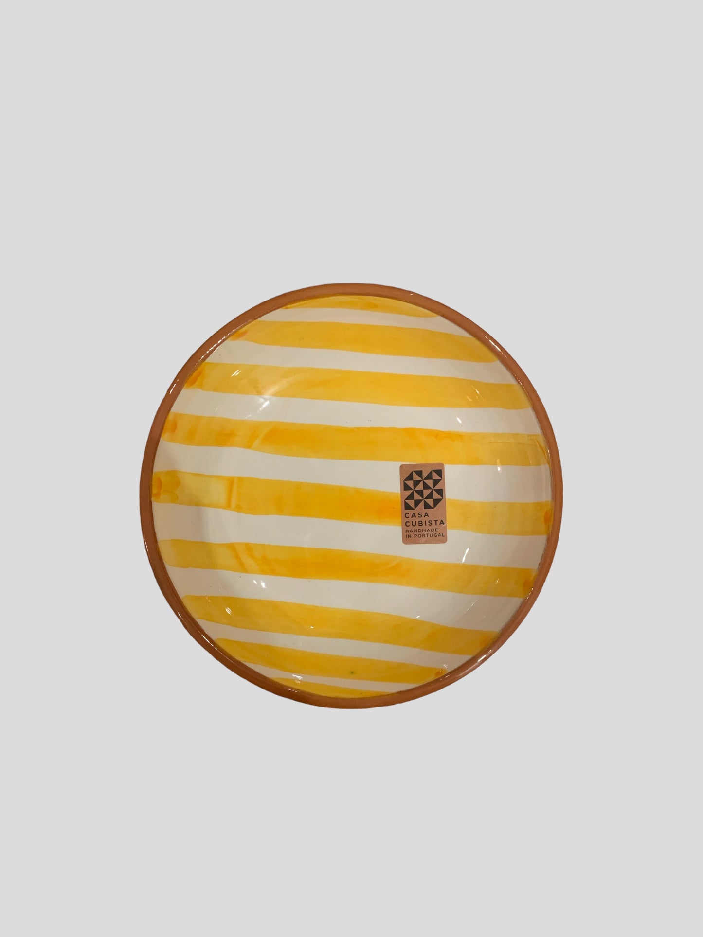 Small Bold Stripe Bowl - Yellow