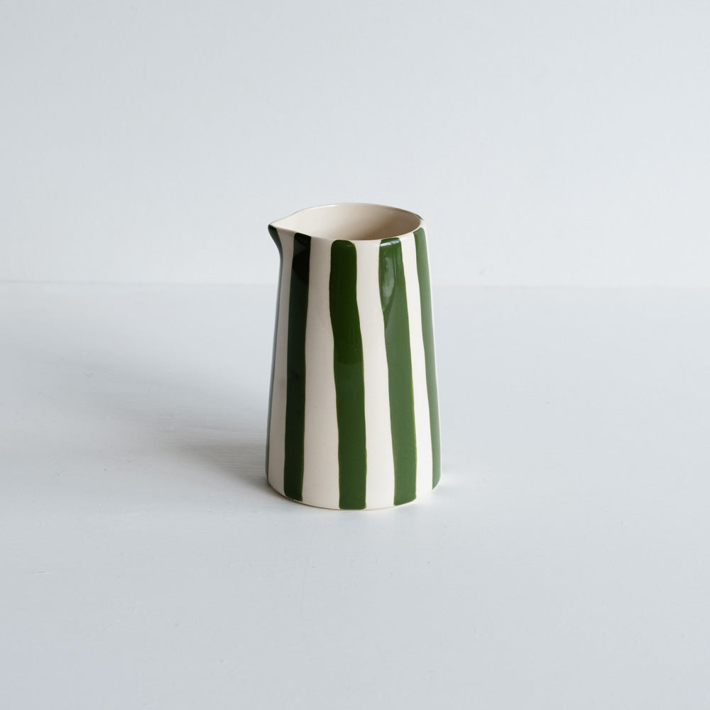 Candy Striped Creamer Jug