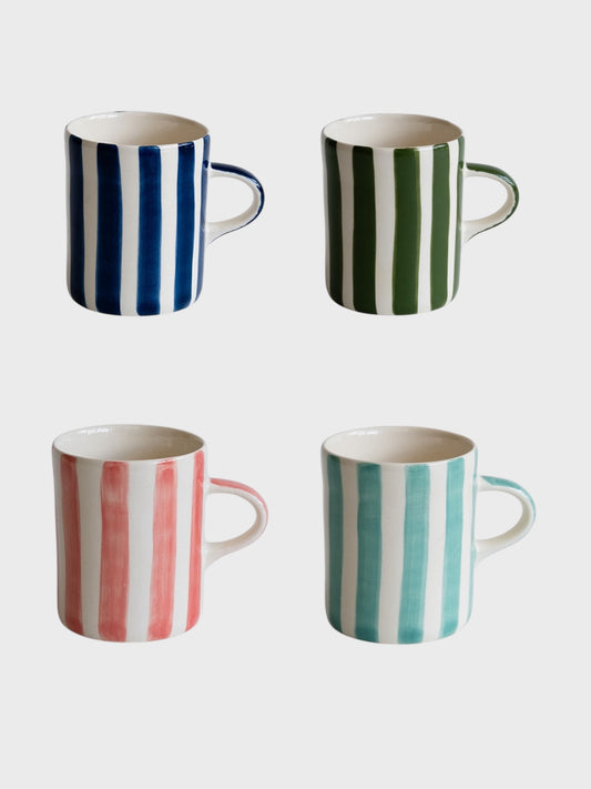 Demi Mug - Candy Striped