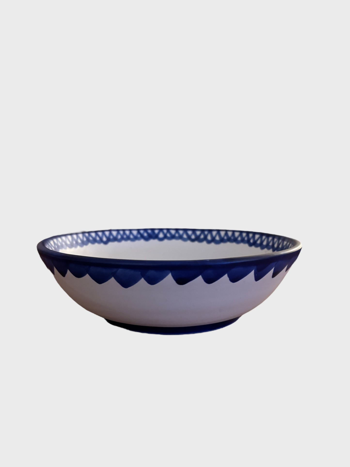 Traditional Spanish Hand-Painted Bowl - Blue