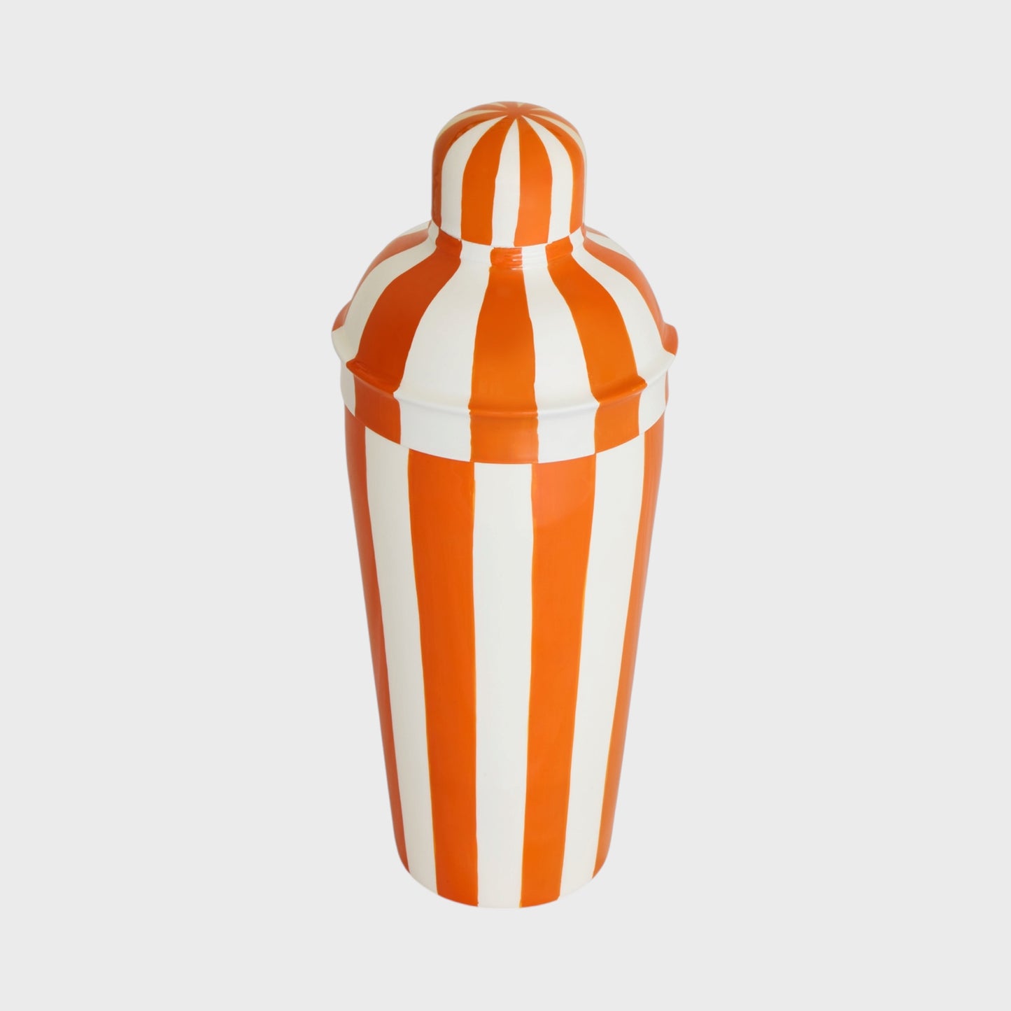Cocktail Shaker - Tangerine Stripe