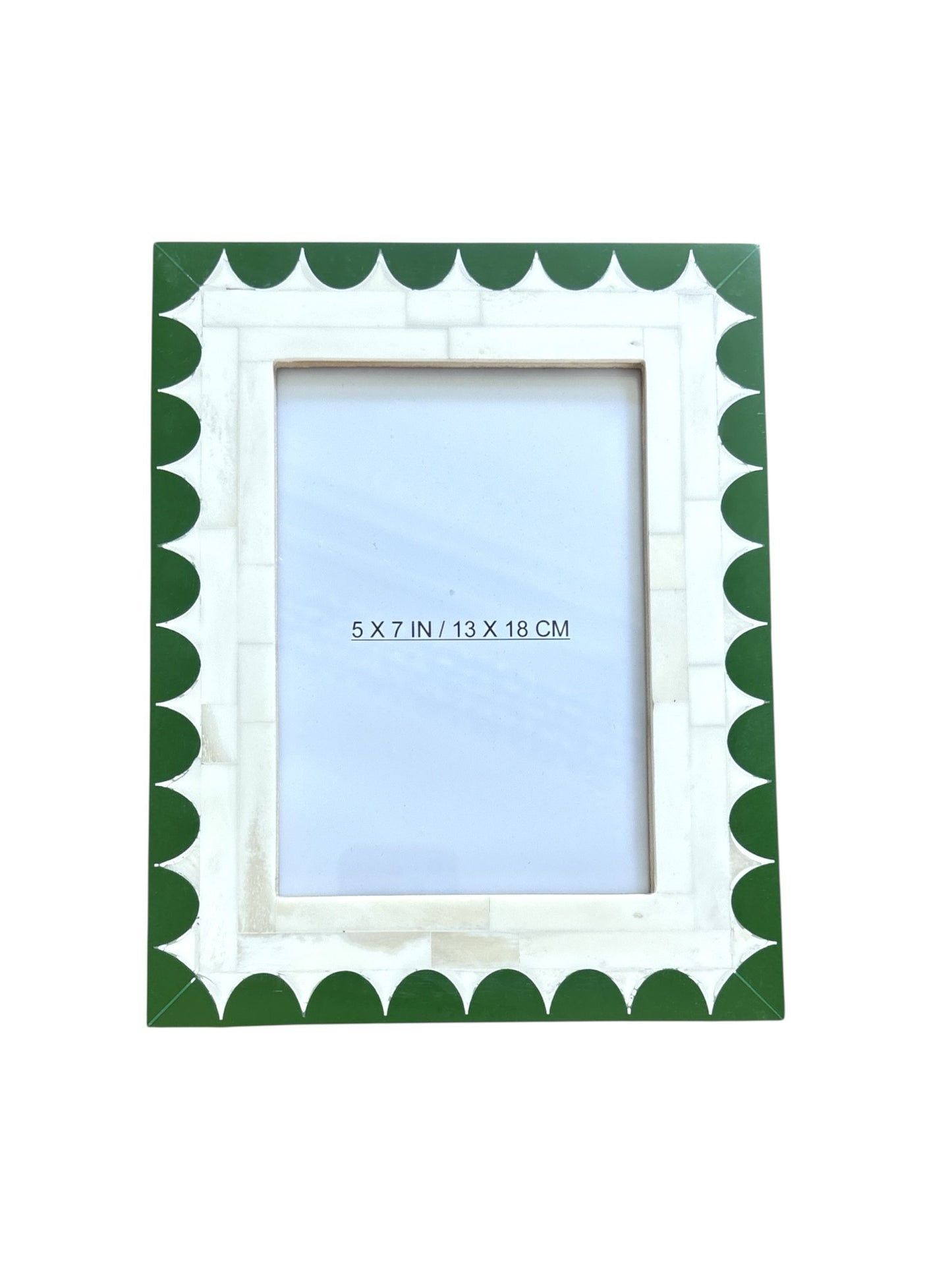Bone Inlay Photo Frame - Green
