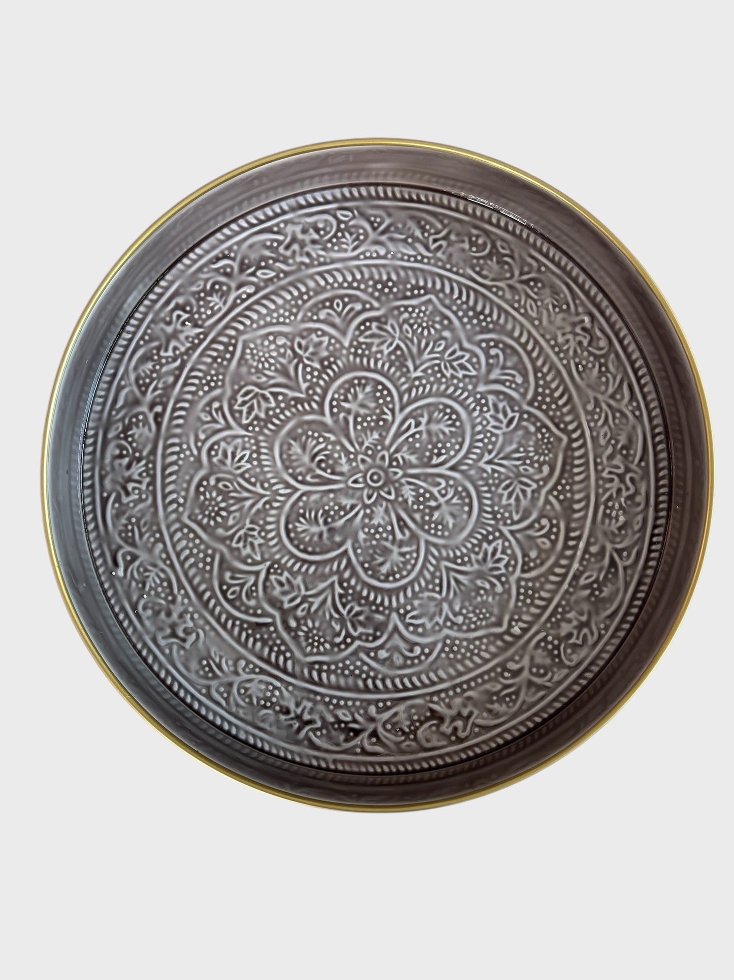 Large Enamel Tray - Grey (NEW IN)