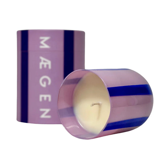 Striped Candle - Blackcurrant and Oudh