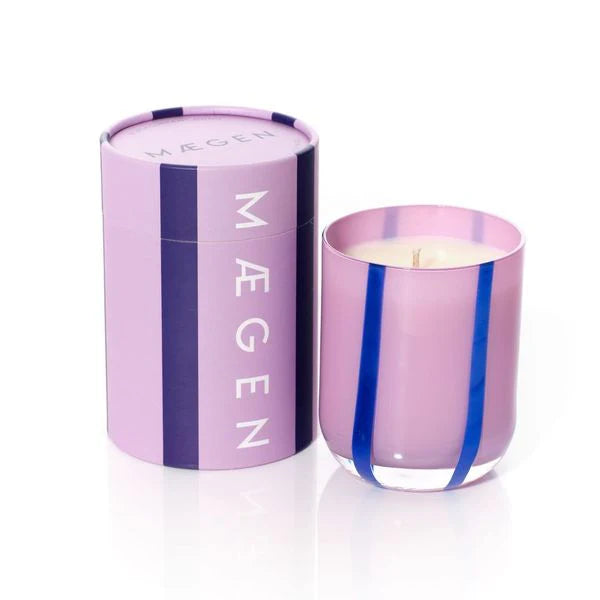 Striped Candle - Blackcurrant and Oudh