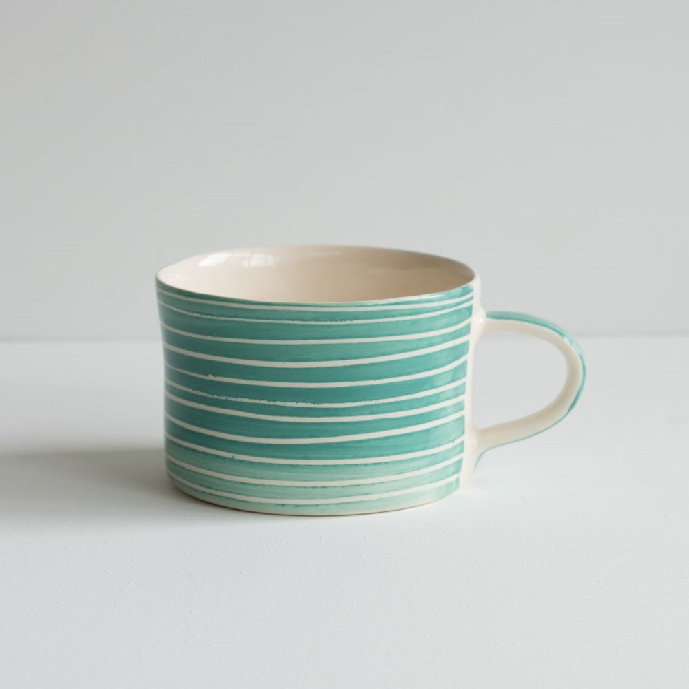 Wide Mug, Sgraffito