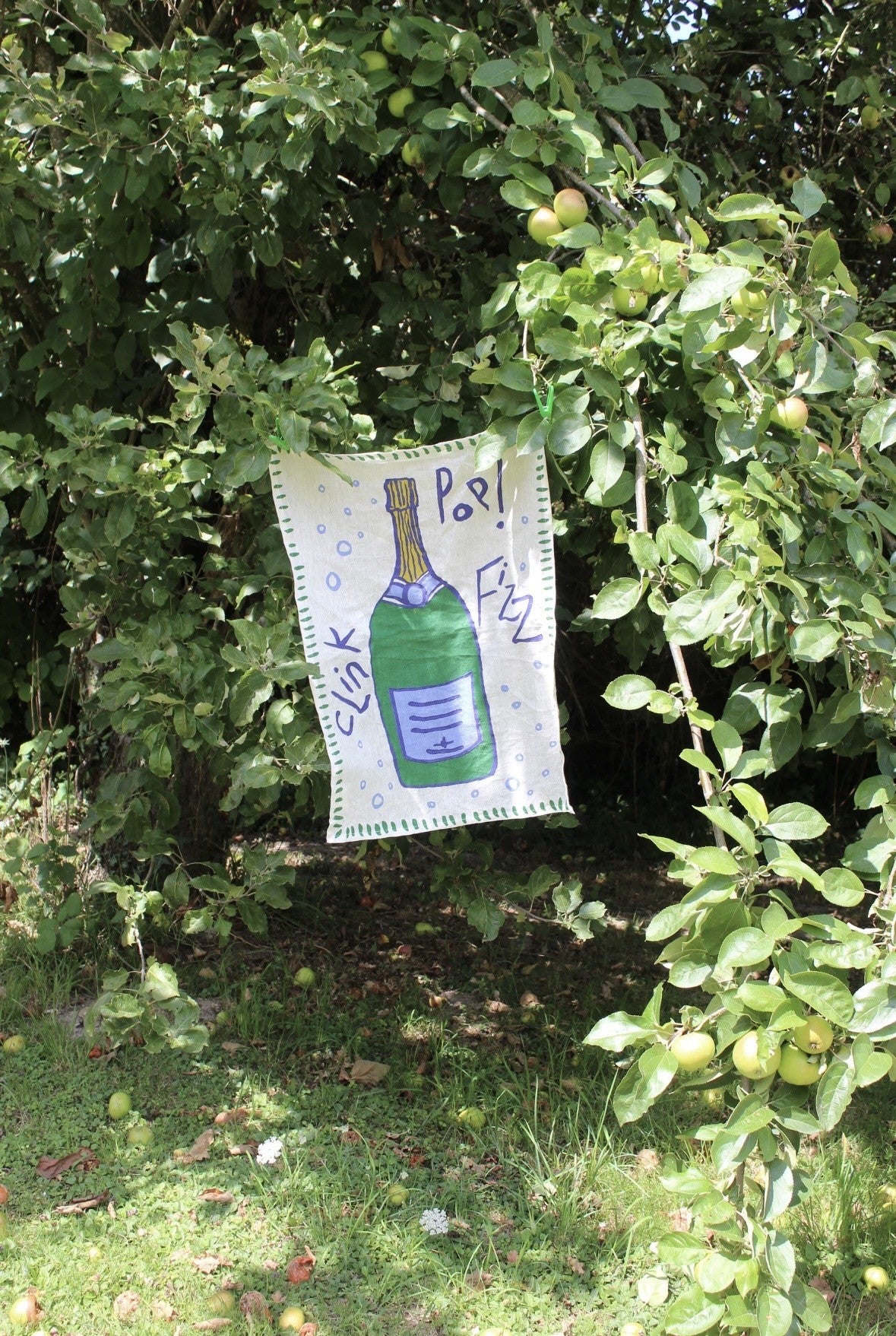 Fizz Tea Towel - 100% Linen